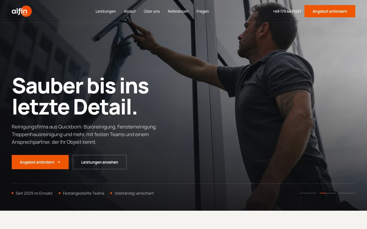 Website von alfin GmbH